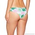 PilyQ Women's Flamingo Basic Ruched Bikini Bottom Teeny Swimsuit Mingos B079NZCRMN